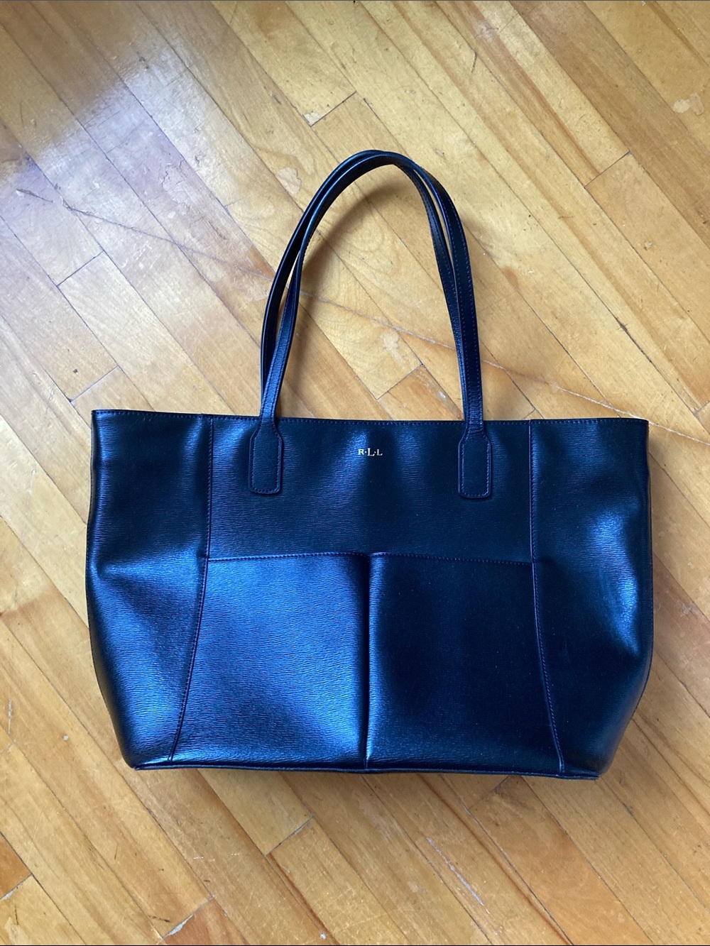 Lauren Ralph Lauren Black Tote Bag